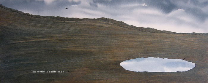 The World is Chilly and Still mixed media