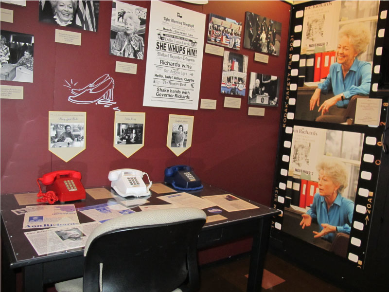 Ann Richards Campaign Office exhibit