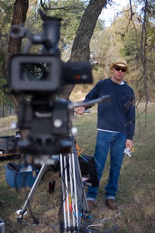 Steve Schwolert on set